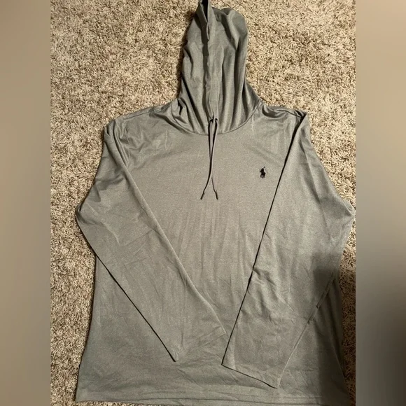 Polo Ralph Lauren- Hooded Jersey T-Shirt - Size L - Picture 1 of 4